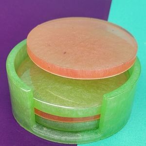 Colorful coasters
